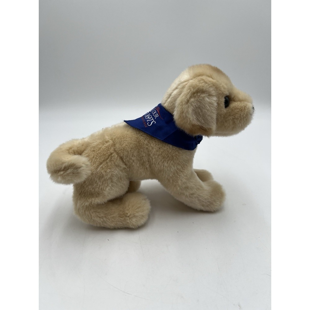 Operation Heal Our Patriots Samaritan's Purse Plush Yellow Lab Dog 11" Puppy - Picture 2 of 8